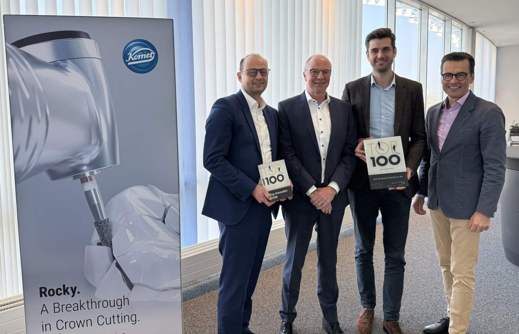 Brasseler has been awarded the TOP 100 Innovation Seal for the third time